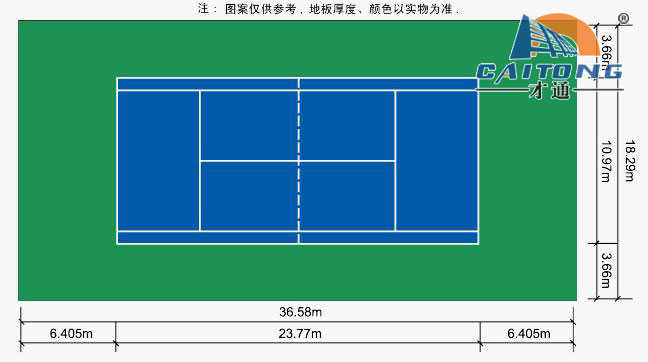 網球場標準尺寸